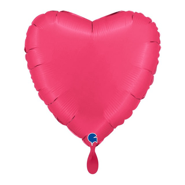 Satin Lipstick Herzballon – Premium Dekoballon