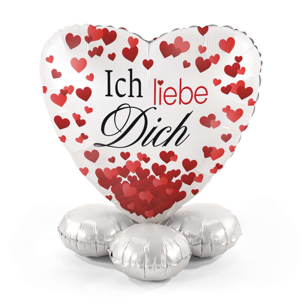 Ballon Bouquet "I Love You" – Perfektes Geschenk für Valentinstag oder Zwischendurch