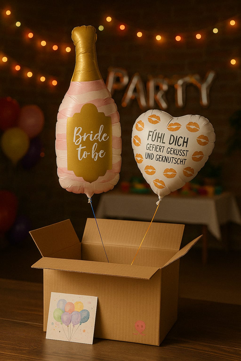 Bride-to-Be Helium Balloon Kit – An elegant surprise for the bridal party!