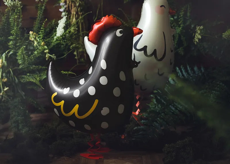 XXL Heliumballon Hahn – Bewegliche Deko für Ostern & Bauernhof-Party