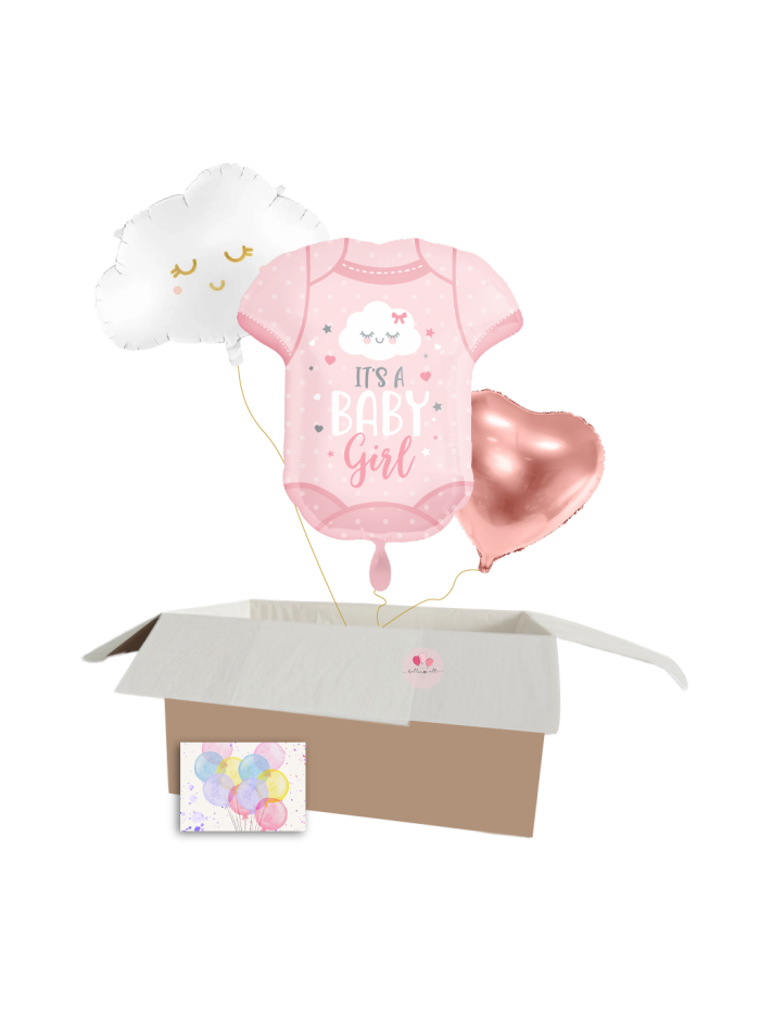„It's a baby girl“ Ballon-Set – Perfektes Geschenk zur Geburt oder Gender Reveal
