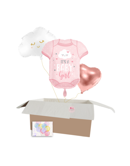 „It's a baby girl“ Ballon-Set – Perfektes Geschenk zur Geburt oder Gender Reveal