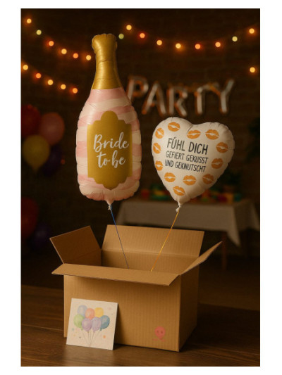 Bride-to-Be Helium Balloon Kit – An elegant surprise for the bridal party!