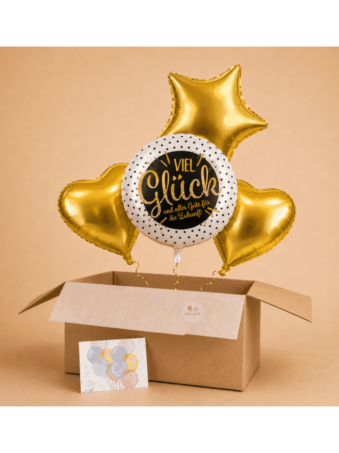 Glücks-Set – Mit Goldenem Herz & Stern