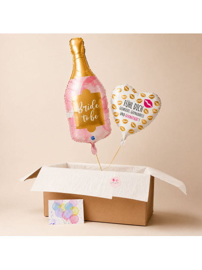 Bride-to-Be Helium Balloon Kit – An elegant surprise for the bridal party!