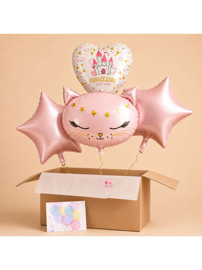 Heliumballon-Geschenk – Katze