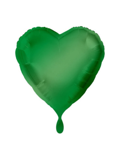 Grüner Herz-Ballon – Premium Dekoballon