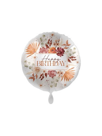 Autumn Birthday Motivballon 43 cm – ungefüllt