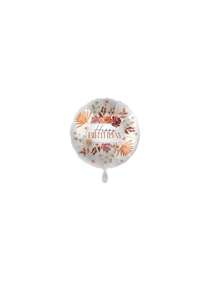 Autumn Birthday Motivballon 43 cm – ungefüllt
