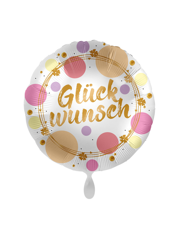 Happy Birthday Motivballon 43 cm – ungefüllt