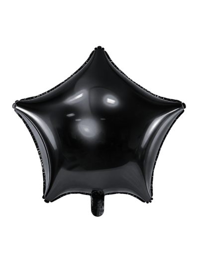 Schwarzer Sternballon aus Folie ⭐🎈