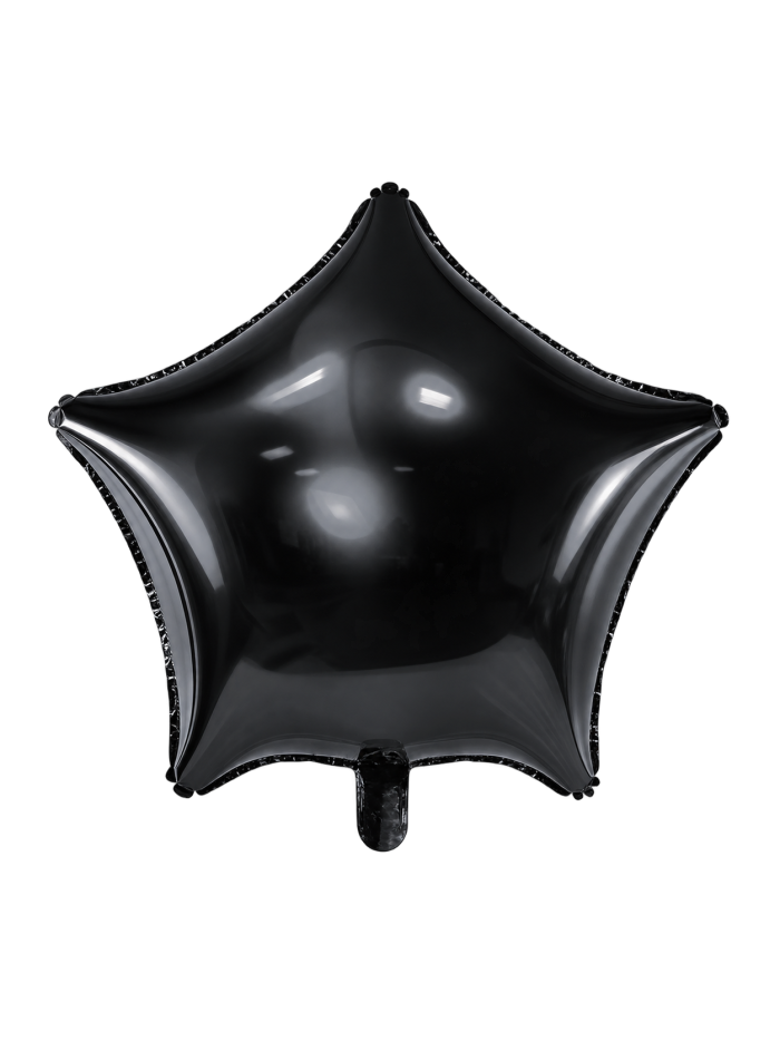 Schwarzer Sternballon aus Folie ⭐🎈