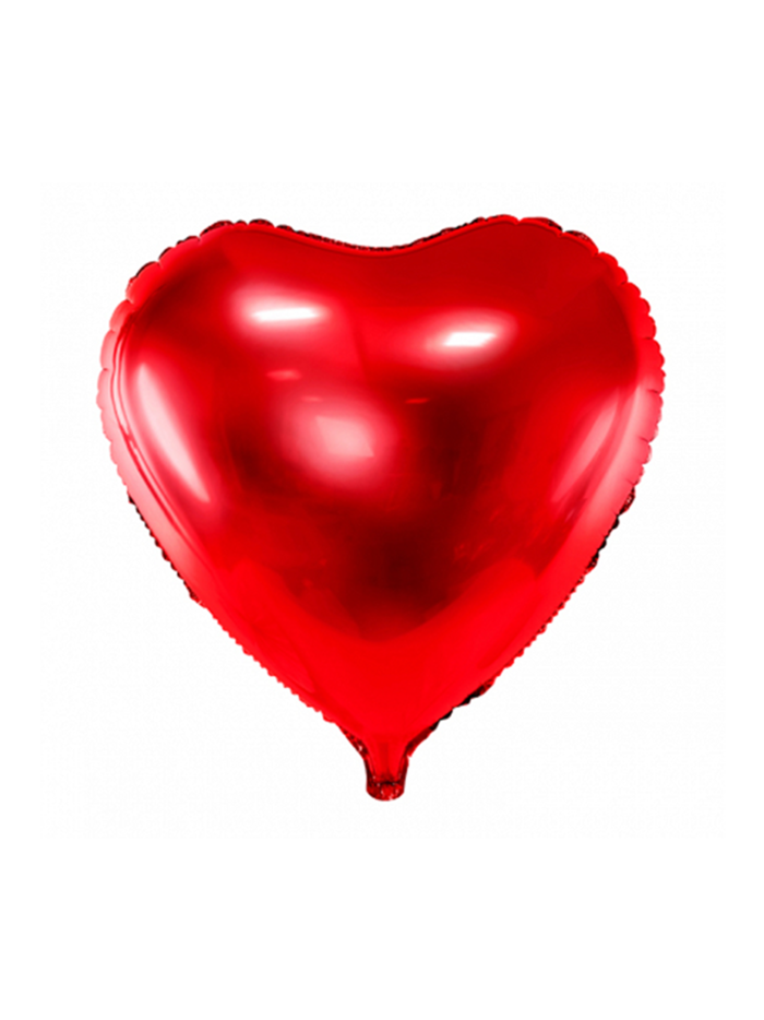 Rot Herz-Folienballon 45 cm – ungefüllt