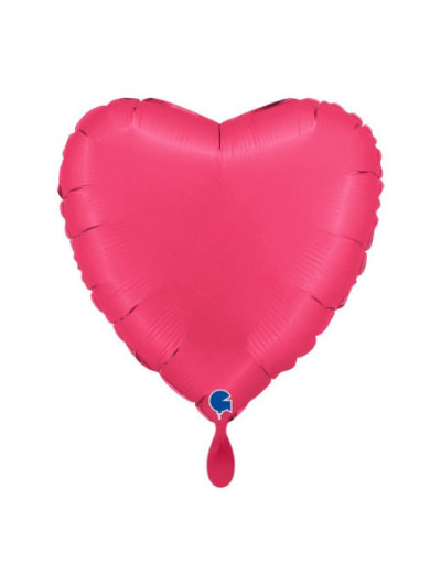 Satin Lipstick Herzballon – Premium Dekoballon