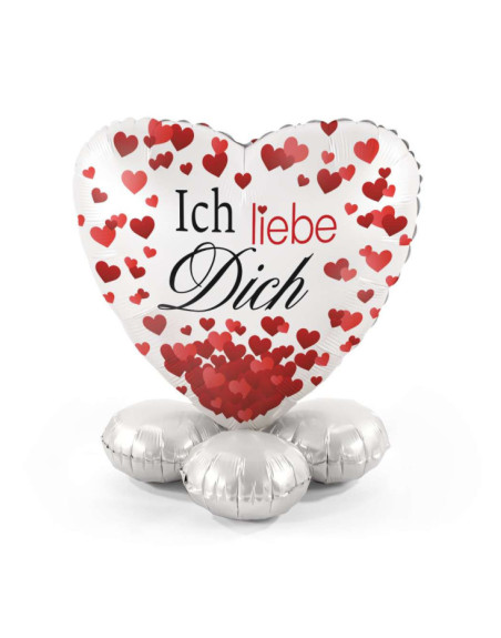 Ballon Bouquet "I Love You" – Perfektes Geschenk für Valentinstag oder Zwischendurch
