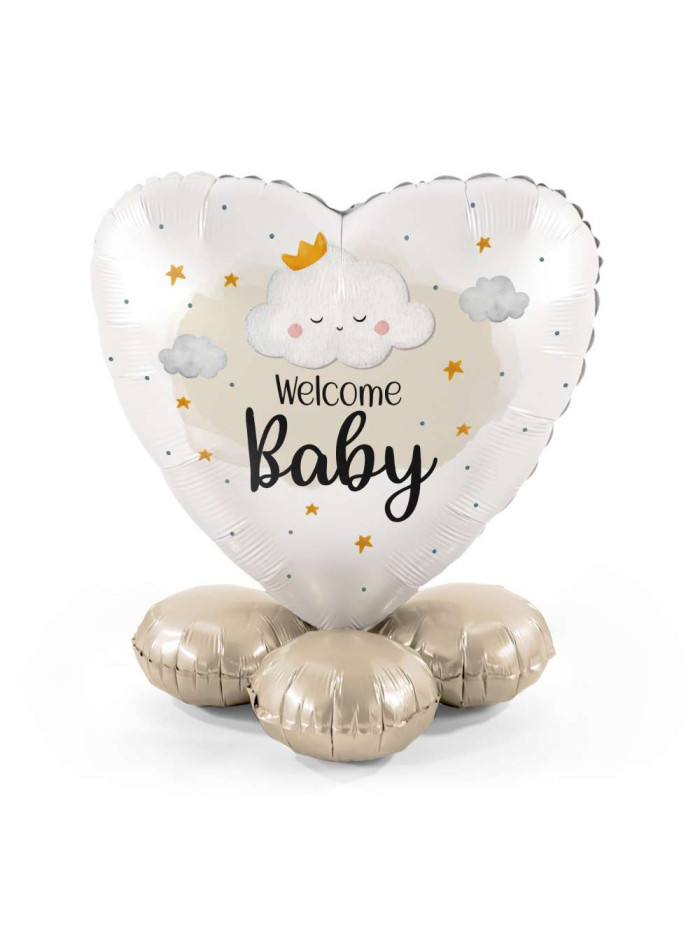 Ballon Bouquet "Little Cloud" – Niedliche Deko für Babyparty oder Geburt!