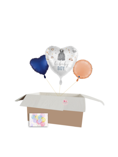 „Hi Baby Boy“ Ballon-Set – Perfektes Geschenk zur Geburt! 🎈💙