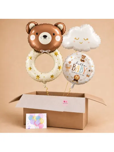 Hallo Baby Ballon Geschenk